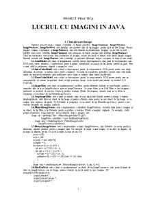 Lucru cu Imagini în Java - Pagina 1