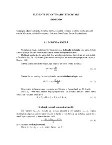 Elemente de matematică financiară - Pagina 1