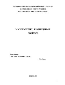 Managementul instituțiilor politice - Pagina 2