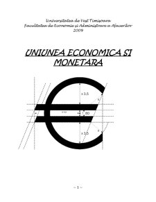 Uniunea Economică și Monetară - Pagina 1