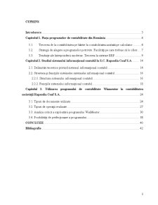 Perfecționarea utilizării programelor specializate în contabilitatea firmei pe exemplul SC Rapsodia Conf SA - Pagina 2