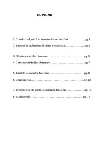 Caracteristicile actuale și de perspectivă ale pieței serviciilor funerare - Pagina 2