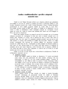 Analiza condiționalităților specifice adoptării monedei euro - Pagina 2