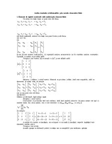 Analiza Tensiunlor și Deformațiilor prin Metoda Elementelor Finite - Pagina 1