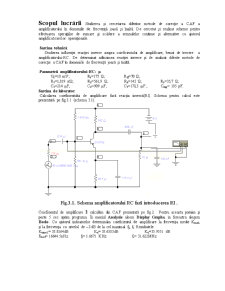 Corecția CAF a amplificatorului la domenii Fj și Fi - transformări funcționale cu ajutorul amplificatoarelor operaționale - Pagina 1