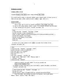 Redactarea Textelor și Utilizarea Blocurilor în AutoCAD - Pagina 1