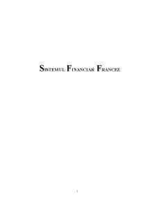 Sistemul Financiar Francez - Pagina 1