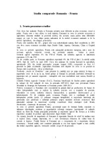 Studiu Comparativ Romania-Franta - Pagina 1