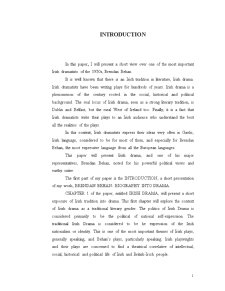 Brendan Behan - Biography into drama - Pagina 4