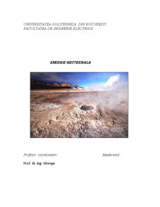 Energie geotermală - Pagina 1