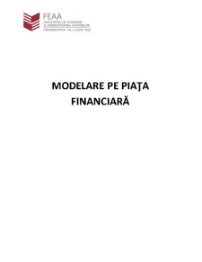 Modelare pe Piața Financiară - Pagina 1