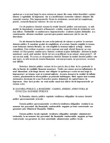 Datoria Publică a României - Structura și Evoluția Acesteia în Perioada de Tranziție - Pagina 2