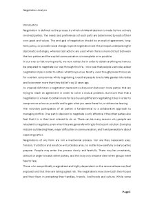 Negotiation Analysis - Conflict Management and Business Negotiation - Pagina 3
