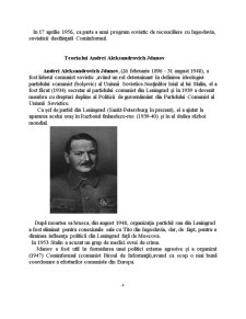 Cominformul - Teoria lui Jdanov - Pagina 4