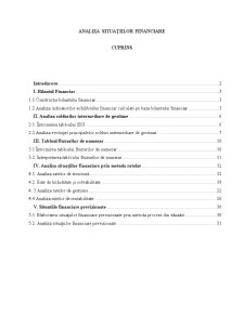 Analiza situațiilor financiare - SC Orpomi SA - Pagina 1