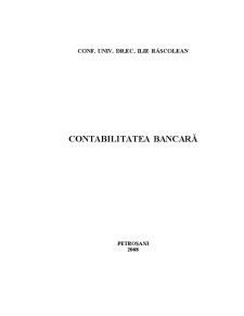 Contabilitatea Bancară - Pagina 1