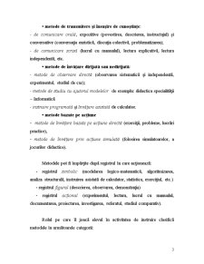 Funcțiile Metodelor Didactice - Pagina 3