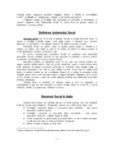 Sistemul Fiscal în Italia - Pagina 3