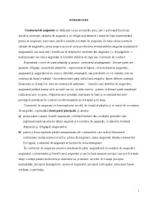 Contractul de Asigurare - Pagina 1