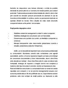 Managementul situațiilor de criză - studiu de caz - Pagina 2