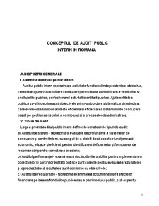 Conceptul de Audit Public Intern - Pagina 3