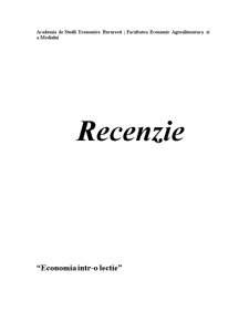 Recenzie - economia într-o lecție - Pagina 1