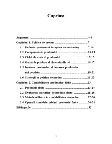 Politică de produs și contabilitatea produselor finite - Pagina 3