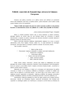 Politicile comerciale ale României după aderarea la Uninunea Europeană - Pagina 2