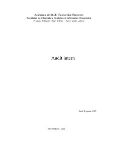 Audit Intern - Pagina 1