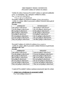Gramatica limbii engleze - Pagina 1
