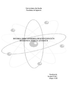 Istoria Descoperirilor Științifice în Domeniul Fizicii Atomice - Pagina 1