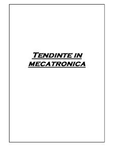 Tendințe în mecatronică - Pagina 1