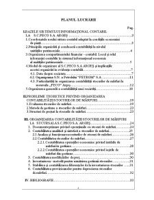 Studiu privind modul de organizare a contabilității stocurilor de mărfuri la SC Peco SA Argeș - Pagina 2