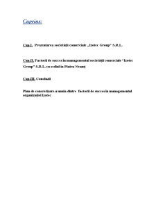 Factorii de Succes în Managementul SC Group SRL - Pagina 2