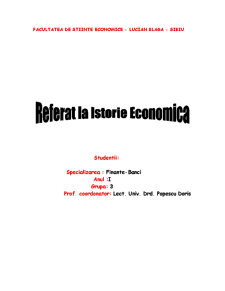 Economia României moderne - Pagina 1