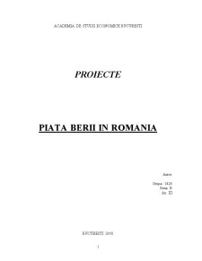 Piața berii în România - Pagina 1