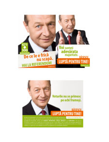 Campania electorală 2009. monitorizarea candidatului Traian Băsescu - Pagina 1