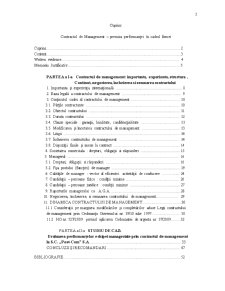 Contractul de management - premizq performanței în cadrul firmei SC Post-Com SA - Pagina 2