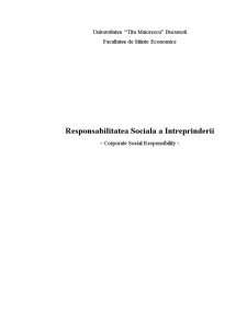 Responsabilitatea socială a întreprinderilor - Pagina 1