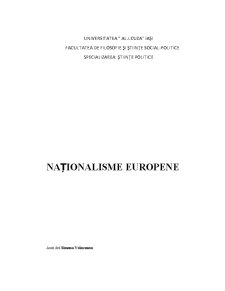 Naționalisme Europene - Pagina 1