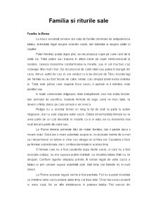 Familia și riturile sale - Pagina 1