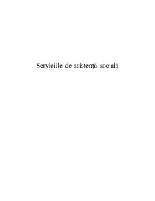 Serviciile de Asistență Socială - Pagina 1