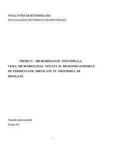 Microbiologia vinului și microorganismele de fermentație implicate în obținerea de distilate - Pagina 1