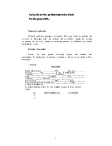 Aplicație informatică pentru evidența produselor la SC Magnolia SRL - Pagina 1