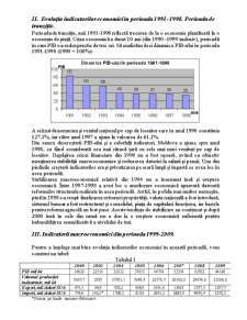 Evaluarea Indicatorilor Macroeconomici ai Republicii Moldova în Perioda 1991-2009 - Pagina 3