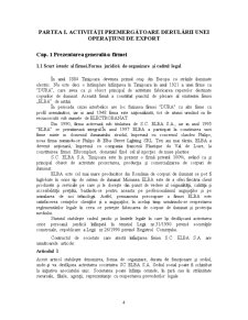 Operatiunea de Export la SC Elba SA - Pagina 4