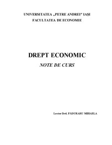 Drept Economic - Pagina 1