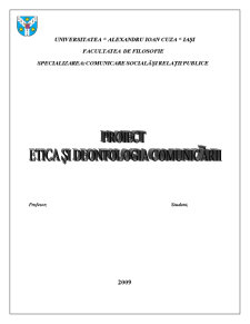 Coduri etice ale relațiilor publice - Pagina 1