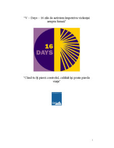 Campanie de CSR - V Days - Pagina 1