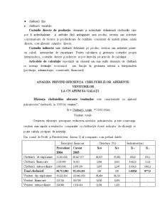Analiza Costurilor de Producție aferente Serviciilor Prestate de CN APDM SA Galați - Pagina 5